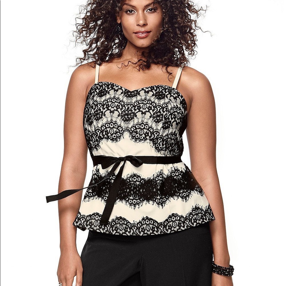 Lane Bryant Bustier Top